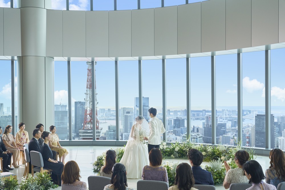 組数限定【年内LASTフェア】東京タワーが一望できる絶景会場×上質ウェディング体験☆ミニプレゼント付